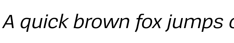 Preview of SpiegelSans Trial Italic font