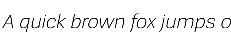 Preview of SpiegelSans Trial Light Italic font