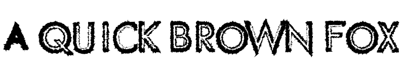 Preview of Spike Crumb Swollen Regular font