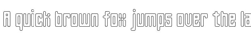 Preview of Spinach Outline Regular font