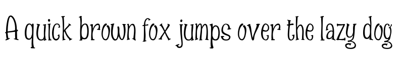 Preview of Spizzella Free Regular font