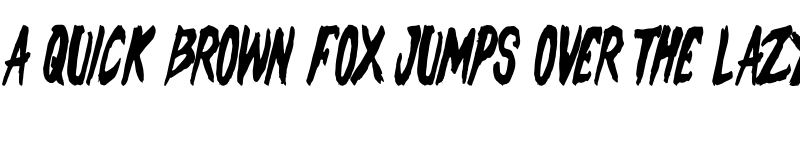 Preview of Splash Bleeding Regular font