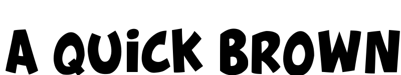 Preview of Splatch Regular font