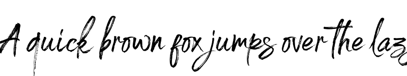 Preview of Spoiled Regular font