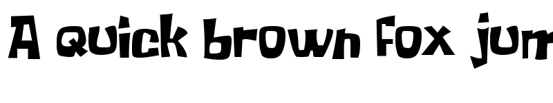 Preview of Spongeboy Me Bob Regular font