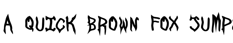 Preview of SpookShow Undead font