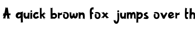 Preview of SPOOKY BLUEST Regular font