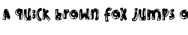 Preview of Spooky Lucky Hole Hole font