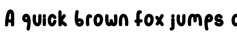 Preview of SporkBold Bold font