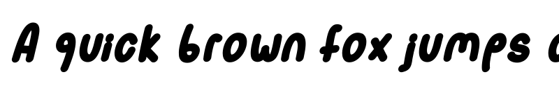 Preview of SporkBoldItalic BoldItalic font