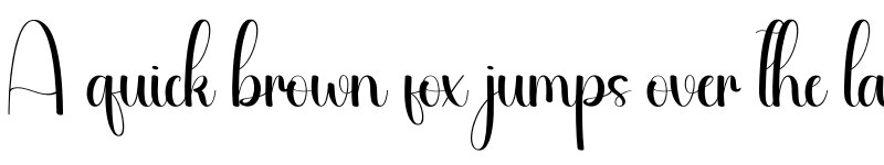 Preview of Spread Regular font