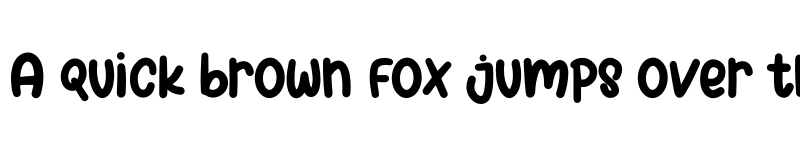 Preview of Spring Bubbles Regular font