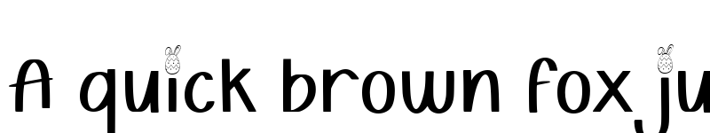 Preview of Spring Bunny Regular font