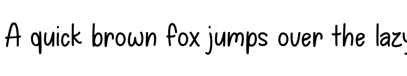 Preview of Spring Snowstorm Regular font