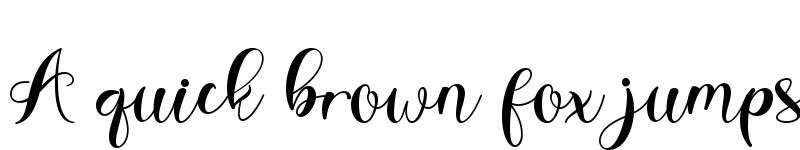 Preview of Spring Style Regular font