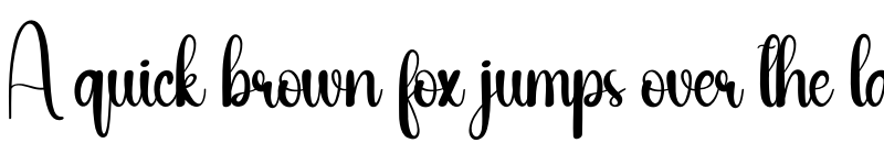 Preview of Spring Wedding Regular font