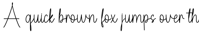 Preview of Springlove Regular font