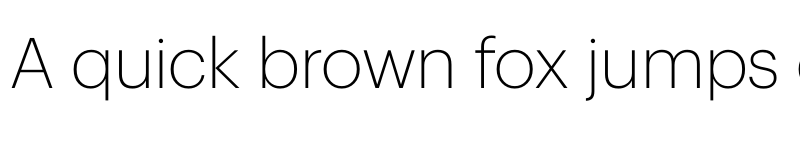 Preview of Sprint Sans Light font