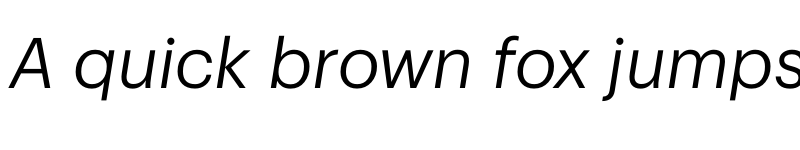 Preview of Sprint Sans Regular Italic font