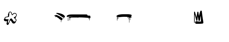 Preview of Sprite Graffiti Extras font