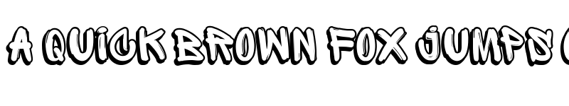 Preview of Sprite Graffiti Shadow font
