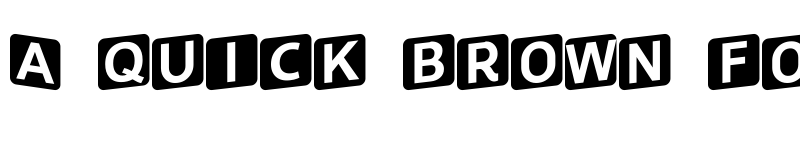 Preview of square kids Regular font