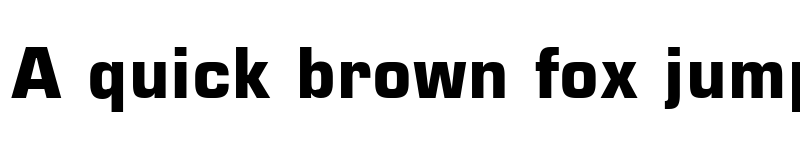 Preview of Square721 BT Bold font