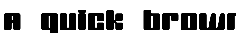 Preview of SquareWise Regular font