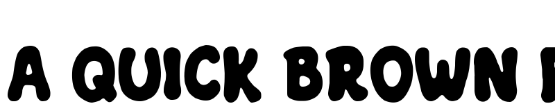 Preview of Squashy Flow Regular font