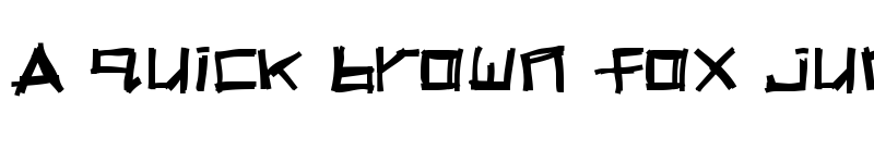 Preview of Squeeg Regular font