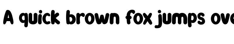 Preview of Squishy Blue Regular font