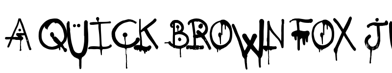 Preview of SQZR Regular font