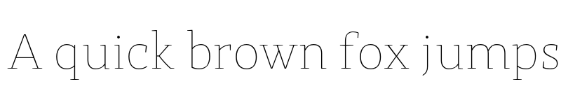 Preview of St Marie Thin font