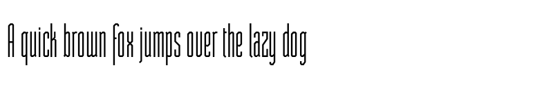Preview of ST Moviehead Ultra-condensed DemiBold font