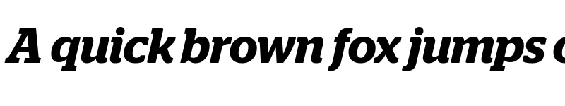 Preview of Stag SemiBold Italic font