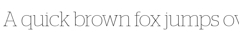 Preview of Stag Thin font