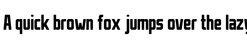 Preview of Stahlbeton Regular font