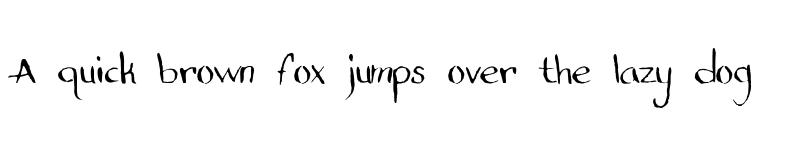Preview of Standard Nib Handwritten Regular font
