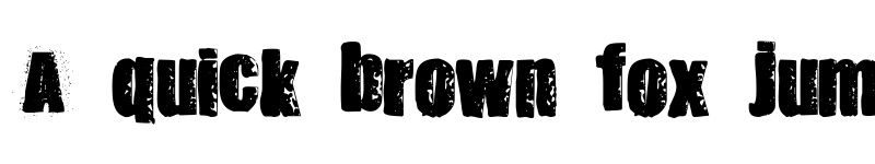 Preview of Stank Regular font