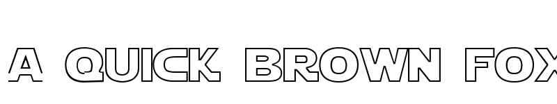 Preview of Star Jedi Hollow Regular font