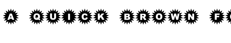 Preview of Starbats Regular font