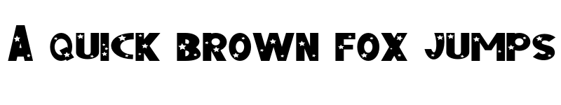 Preview of StarBold Bold font
