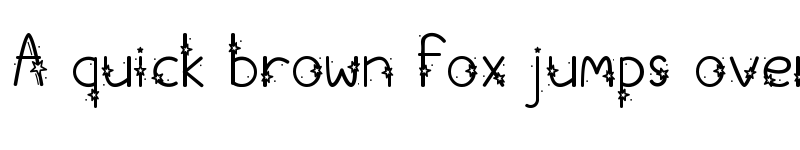 Preview of Starry Fayez Regular font