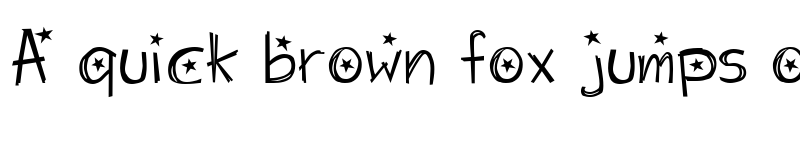 Preview of Starry Night Regular font
