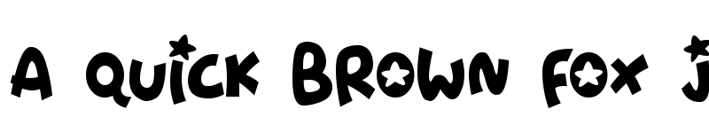 Preview of Starshines Regular font