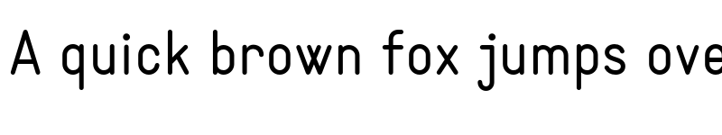 Preview of Static Regular font