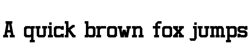 Preview of Staubach Regular font