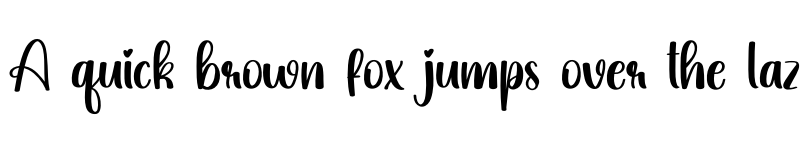 Preview of Staunch Regular font