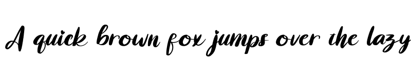 Preview of Stay Athaliya Regular font
