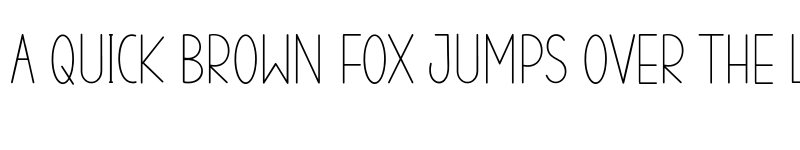 Preview of STAY HOME Regular font